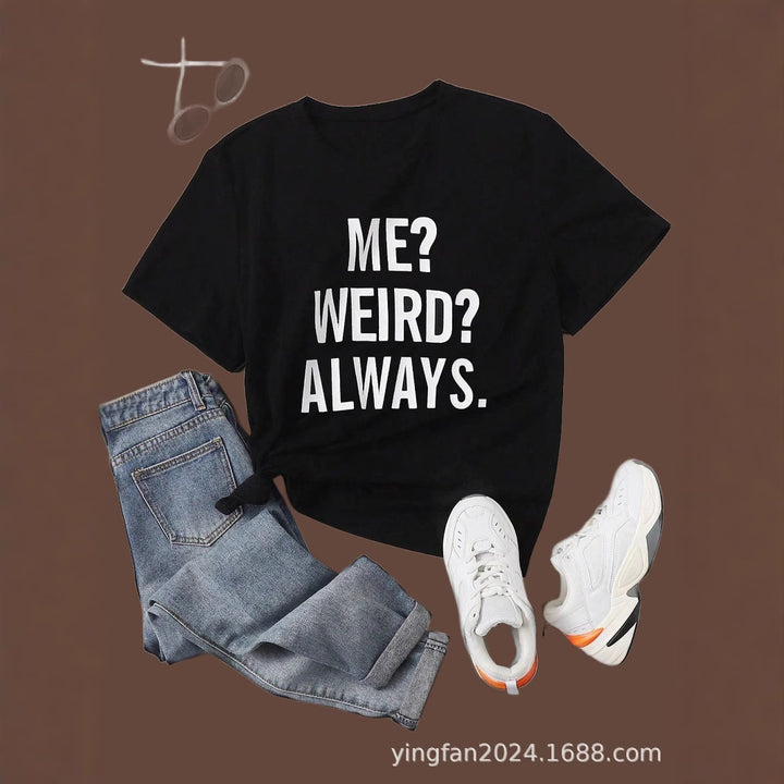 Dame Grafik Statement T-Shirt Stilla