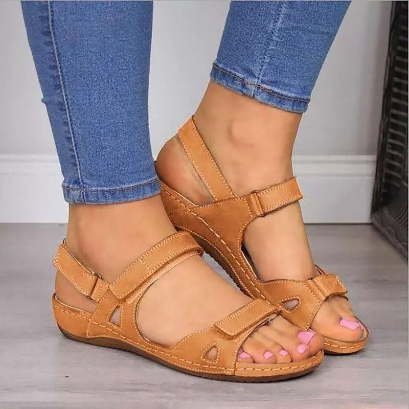 Dame Behagelige Riemensandaletter med ergonomisk Sål Stilla