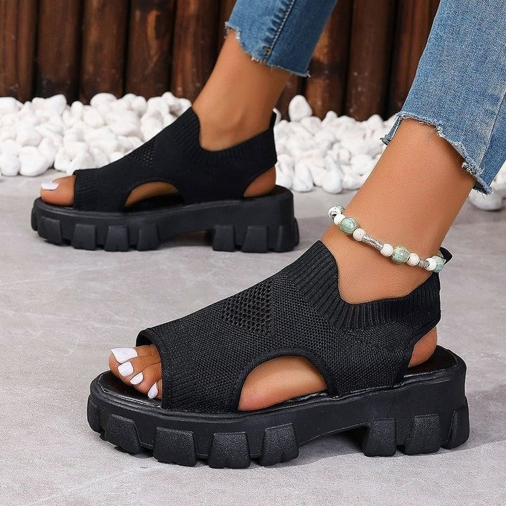 Dame Sportlige Sandaler med skridsikker sål og åndbart overmateriale Stilla