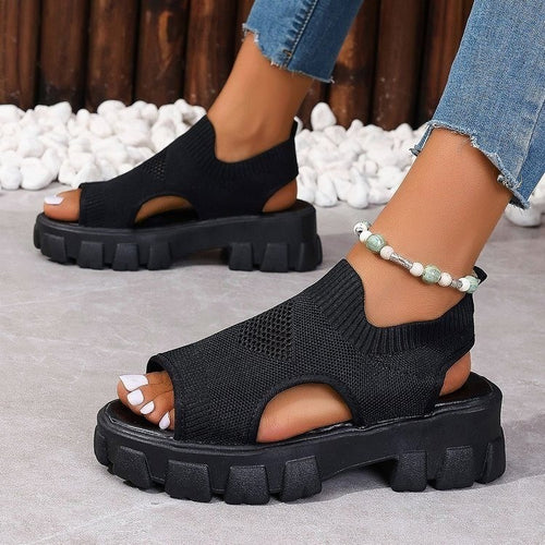 Dame Sportlige Sandaler med skridsikker sål og åndbart overmateriale Stilla