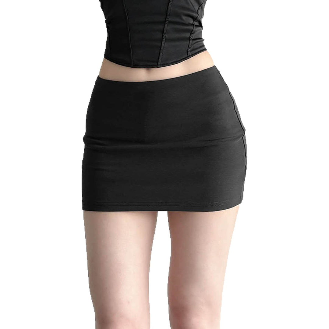 Damen eleganter Minirock aus hochwertigem Jersey-Material mit elastischem Bund Skovae