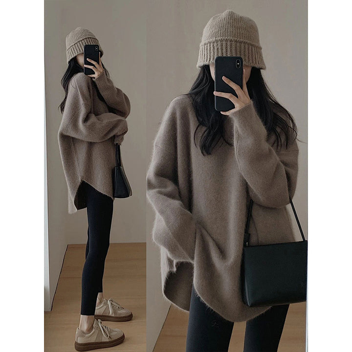 Kvinders oversized hyggesweater med struktureret overflade og afslappet pasform Stilla