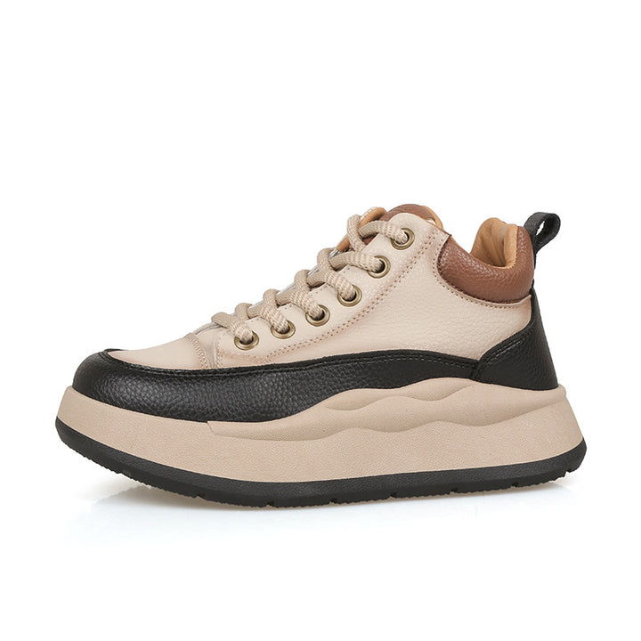 Dame Chunky Sneakers med åndbart overtøj og skridsikker sål Stilla