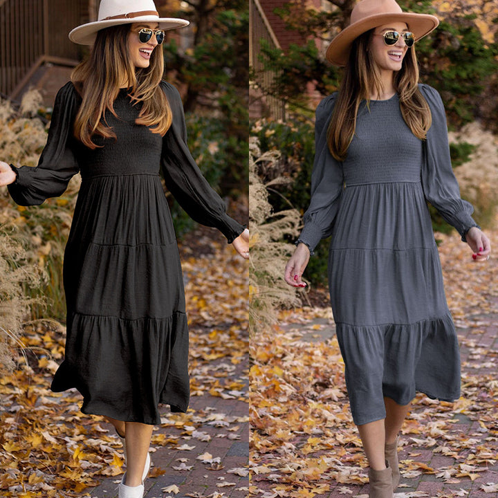 Dame maxi kjoler i boheme stil