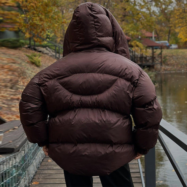 Kvinders quilted vinterjakke med oversize hætte Stilla