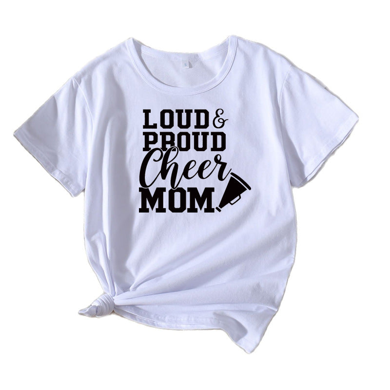 Kvinder Cheerleading Mor Grafik T-Shirt Stilla