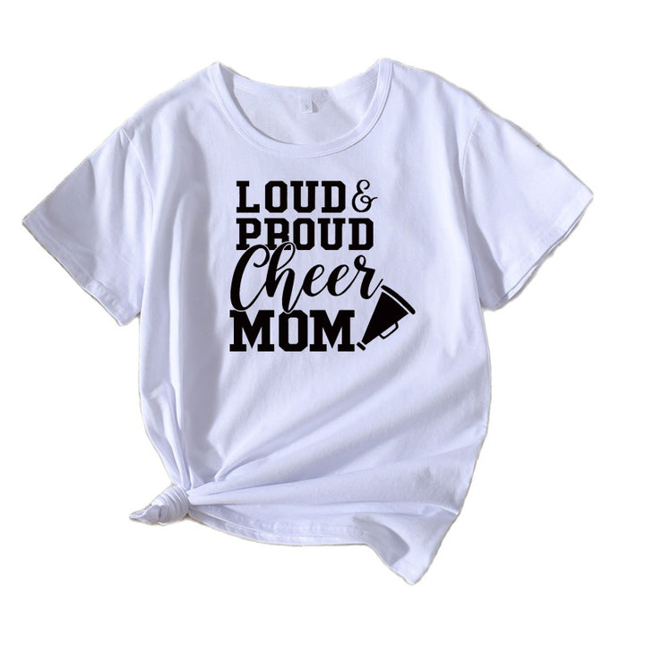 Kvinder Cheerleading Mor Grafik T-Shirt Stilla