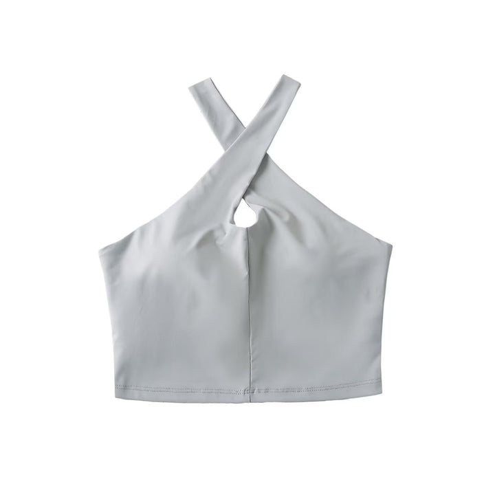 Dame Sporty Bustier med moderne krydsstrop-udseende Stilla