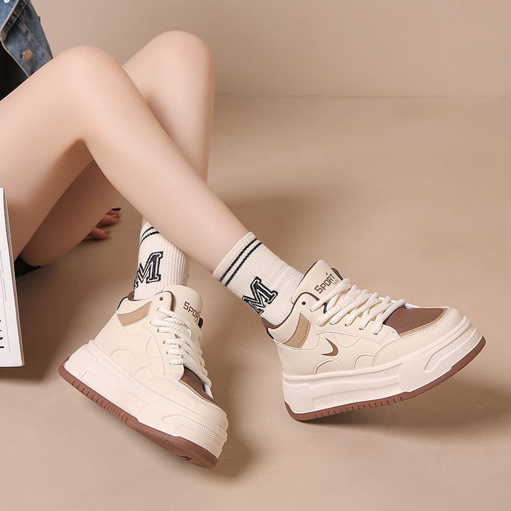 Dame Høje Sneakers med tyk sål og moderne design Stilla
