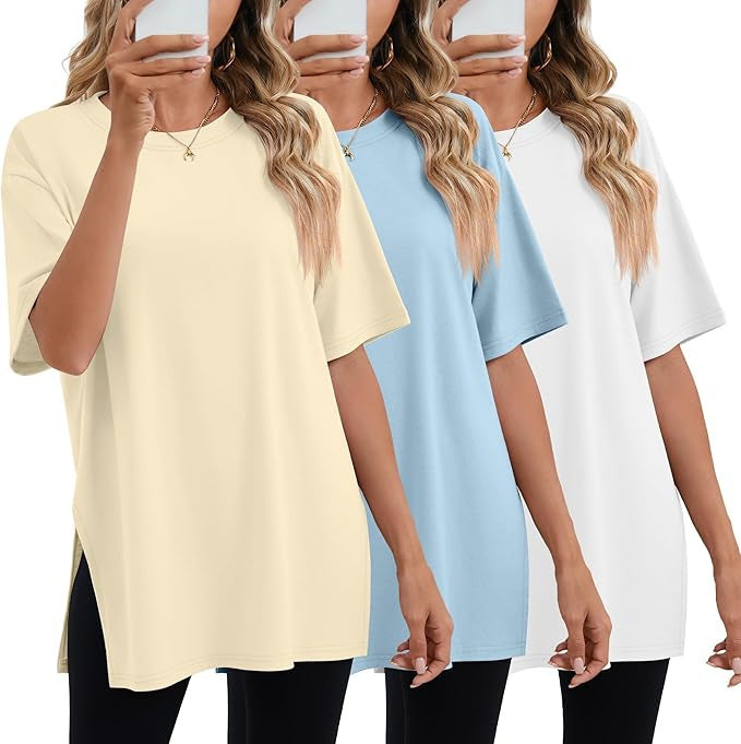 Dame Oversized T-shirt med behagelig pasform Stilla