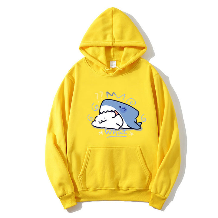 Kvinders hoodie med legende hvalmotiv Skovae