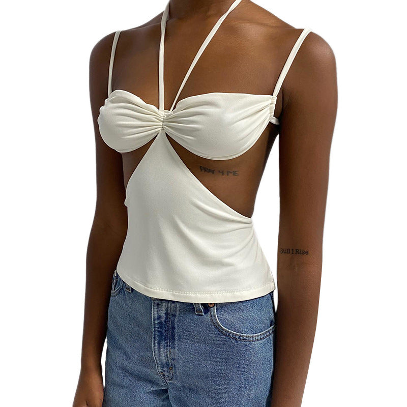 Dame Sexy Crop Top med raffineret snit Stilla