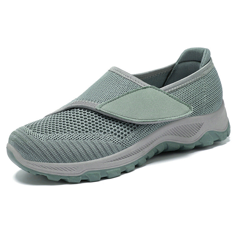 Dame Velcro-lukning Alsidige Walking Sneakers med åndbart mesh-oberste Stilla