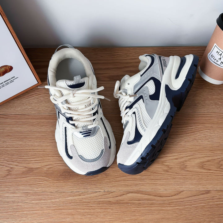 Dame Åndbare Sneakers med stødabsorberende mellemsål og sporty design Stilla