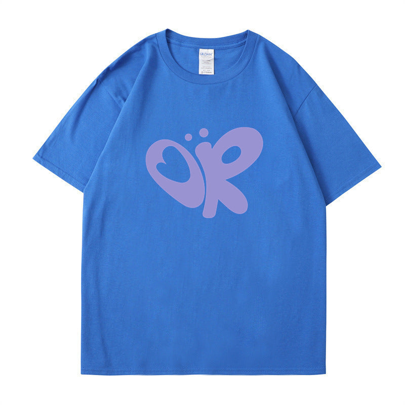 Dame casual T-shirt med unikt grafisk print Skovae