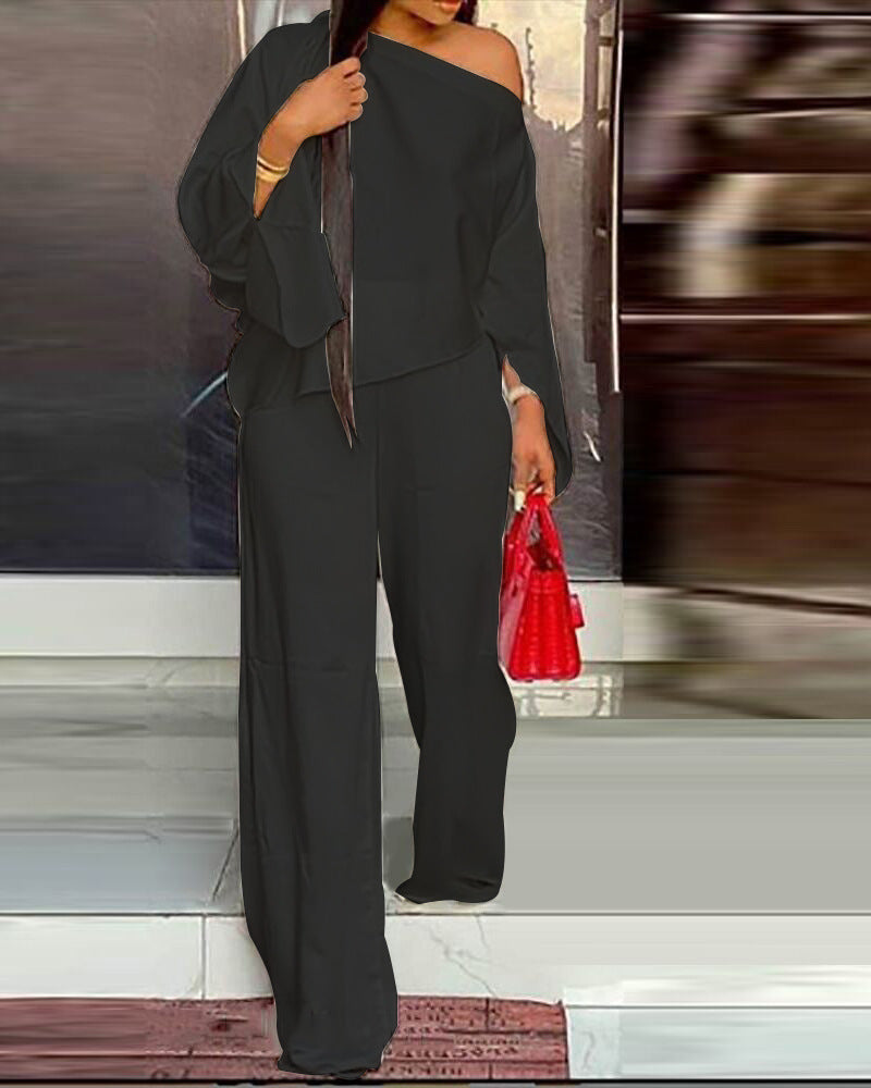 Dame Elegante og afslappede overalls med asymmetrisk design Stilla