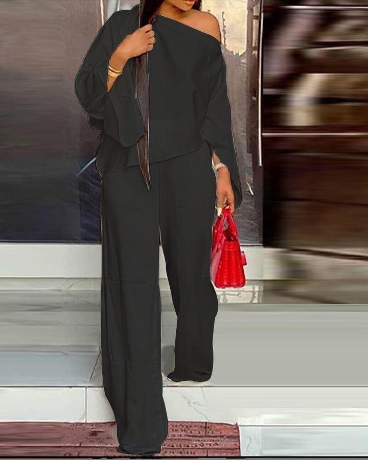 Dame Elegante og afslappede overalls med asymmetrisk design Stilla