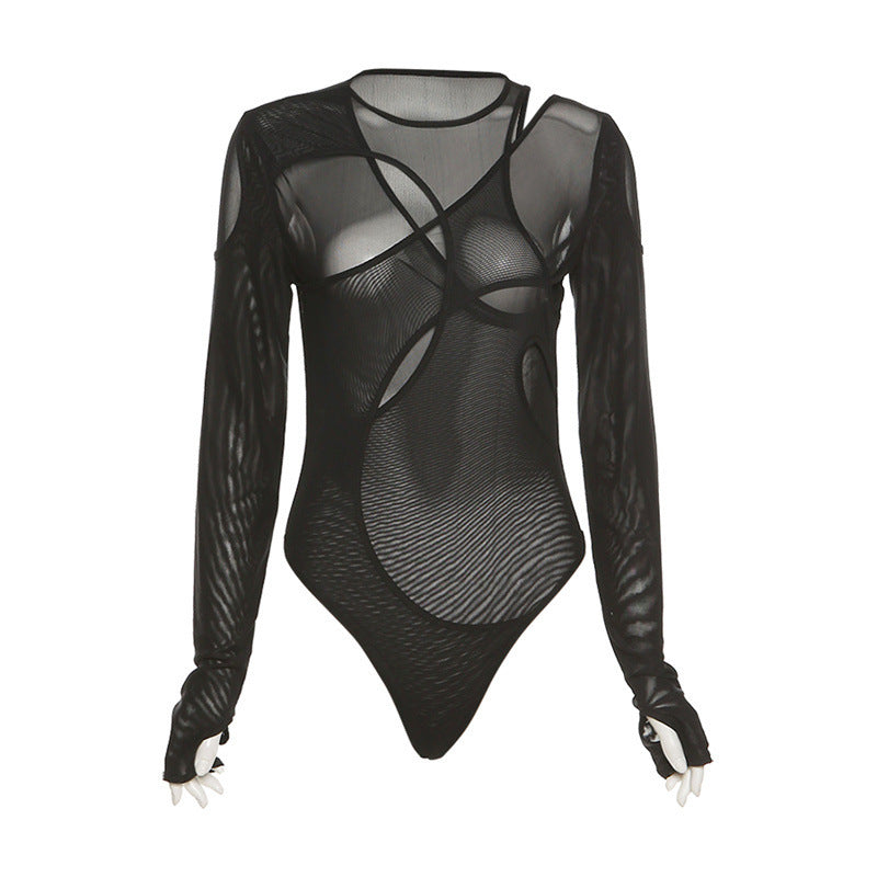 Dame Fashion Bodysuit med usædvanlig snit Stilla