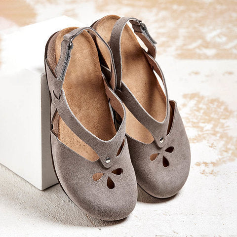 Dame Komfortable Slingback-sandaler med moderne Cut-Out-design og behagelig fodseng Stilla