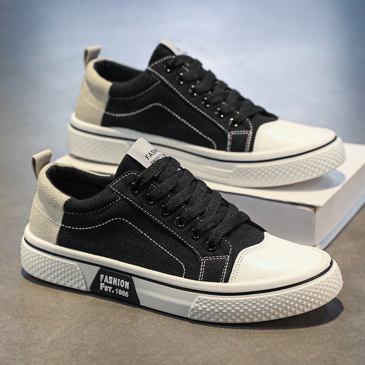 Femme Retro Canvas Low-Top Sneakers Stilla