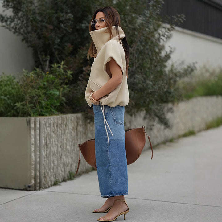 Dame quilted Utility-vest Stilla