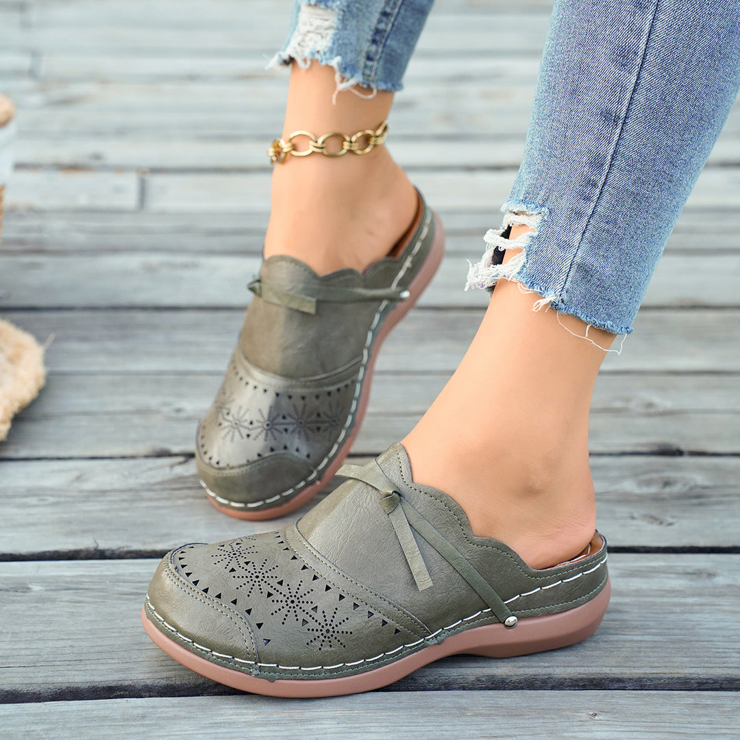 Dame Behagelige Clogs med åndbart design Stilla
