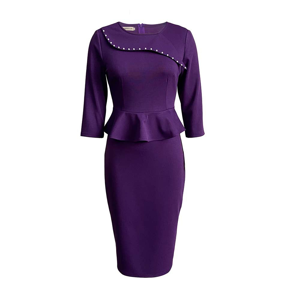 Skovae | Dameformelt Peplum-top og Blyantskørt-sæt