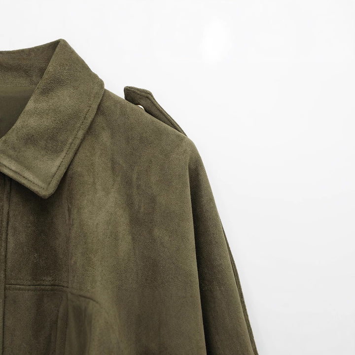 Dame casual blouson jakke med blødt materiale og moderne detaljer Stilla
