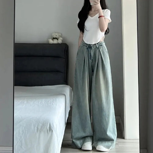 Women Wide Cut High Waist Jeans Stilla