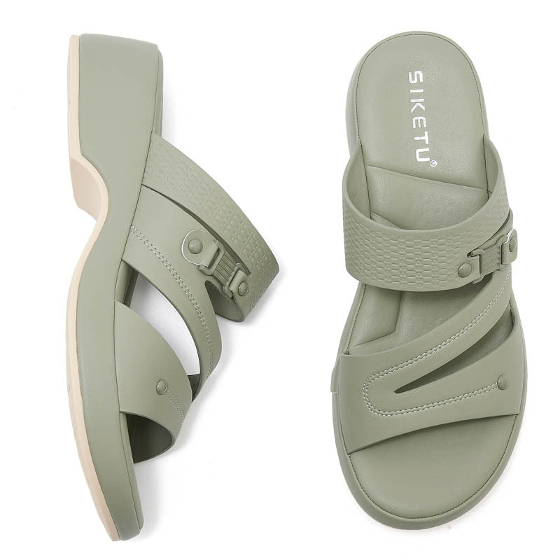 Dame komfort-sandaler med justerbar rem og anatomisk sål-teknologi Stilla
