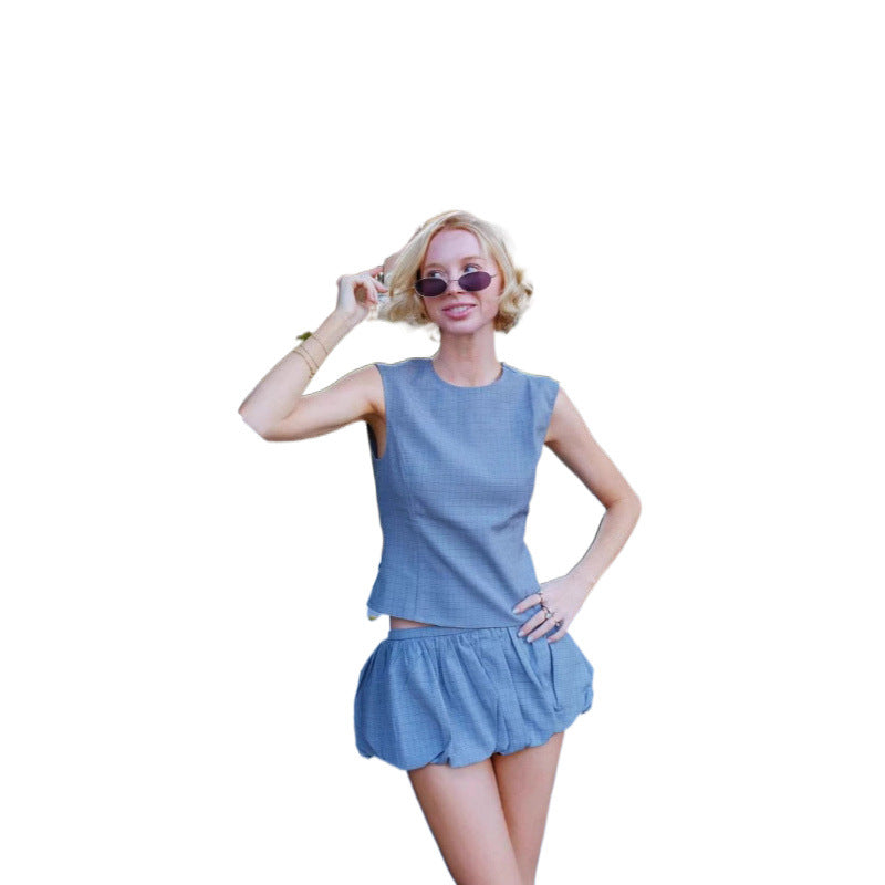 Dame trendy to-delt Stilla