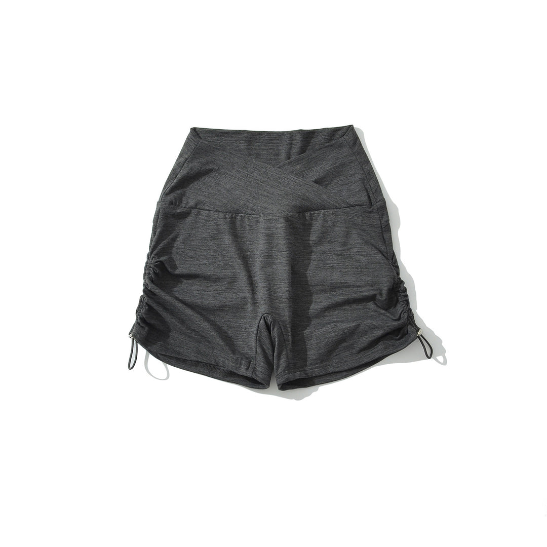Dame Sporty Shorts med flæsedetalje og justerbar talje Stilla