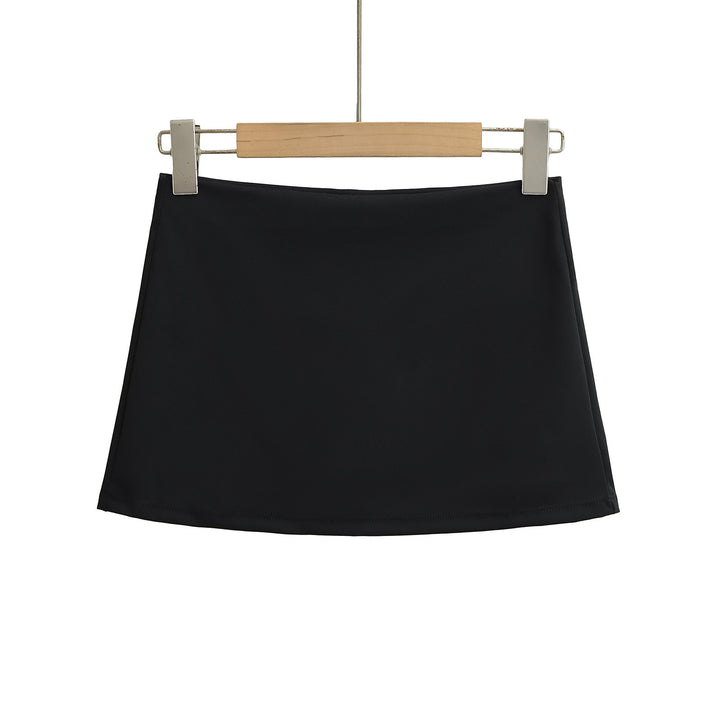 Dame sporty mini nederdel lavet af åndbart materiale med elastisk talje Stilla