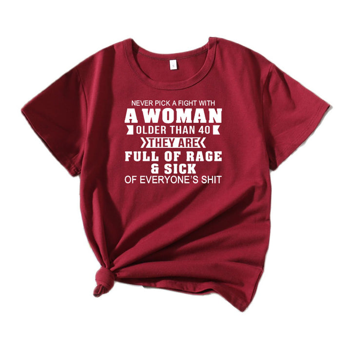 Kvinder Komisk Udtalelse T-Shirt Stilla