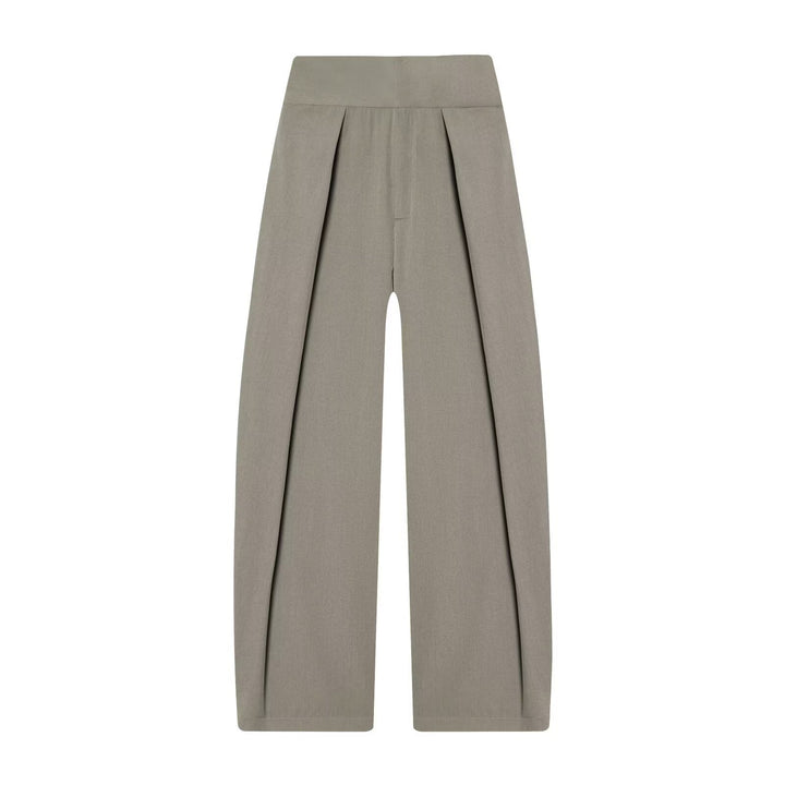 Dame elegant bred bukser med fine folder Skovae