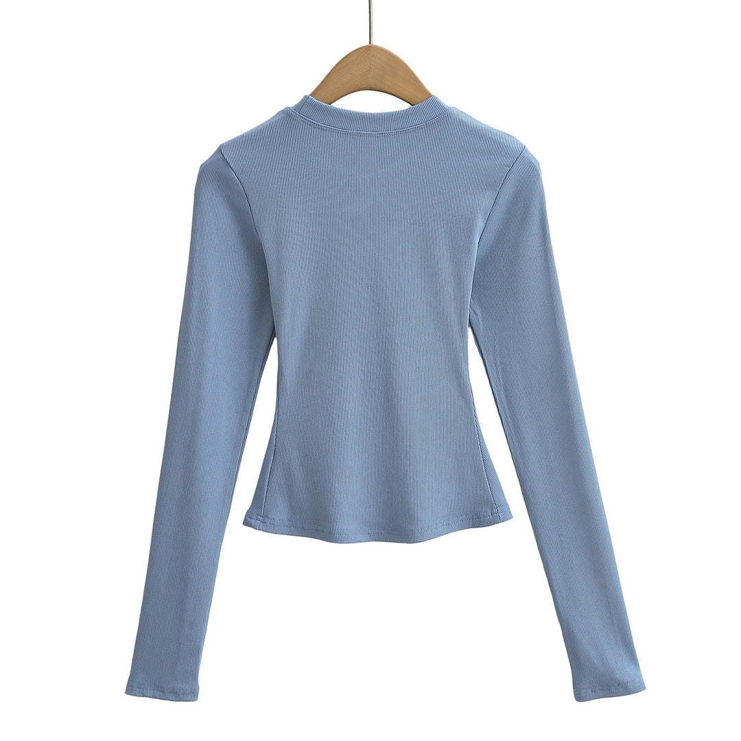 Dame Langærmet T-shirt med moderne snit og højkvalitetsmateriale Stilla