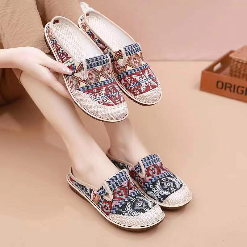 Femme Kunstnerisk Mønstret Slippers Stilla