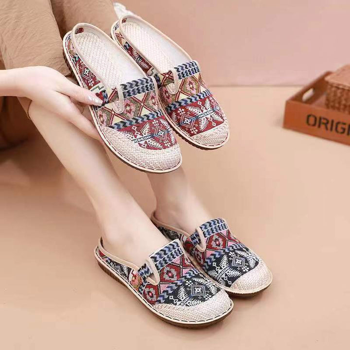 Femme Kunstnerisk Mønstret Slippers Stilla