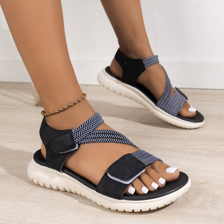 Damer Justerbare Remme Fritid Sandaler Stilla