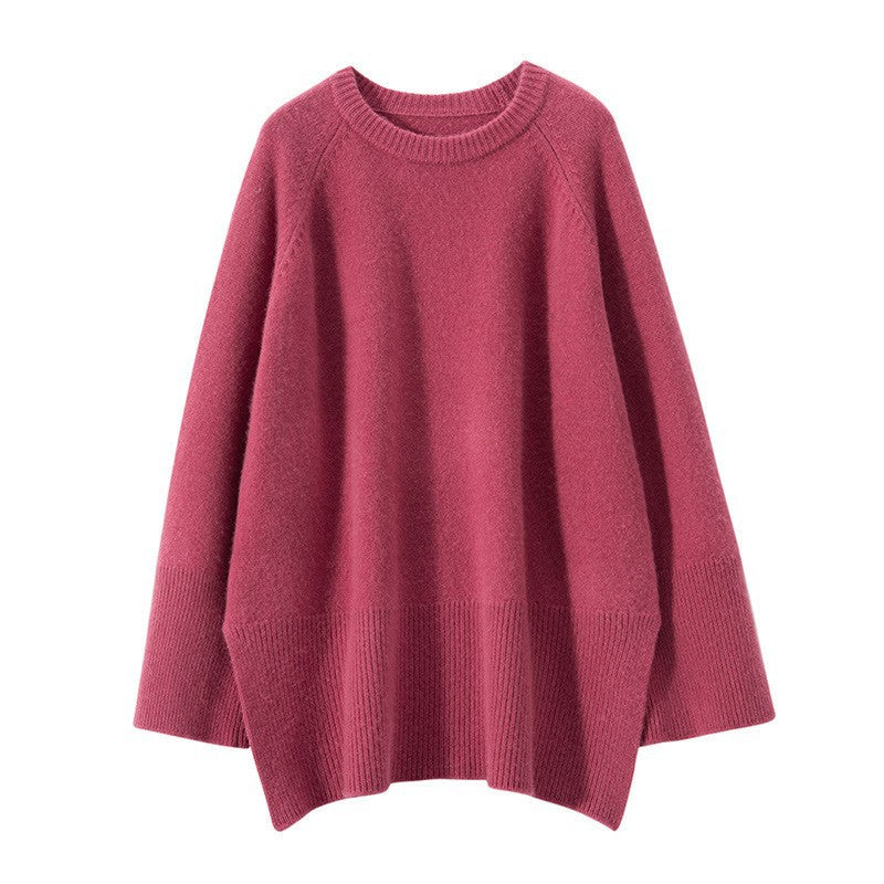 Dame chunky striktrøje med oversized design og voluminøse ærmer Stilla