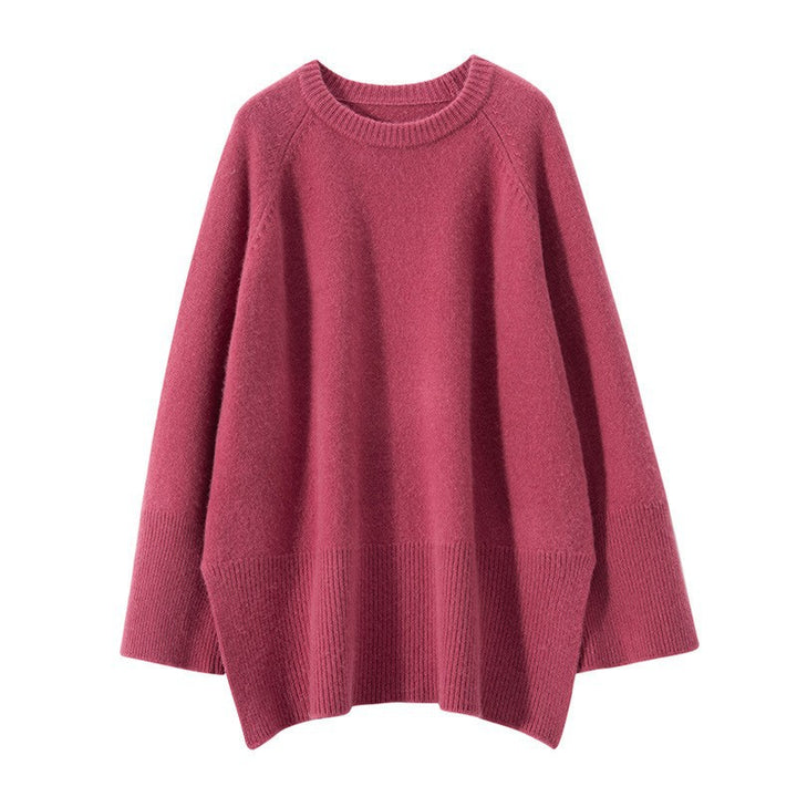 Dame chunky striktrøje med oversized design og voluminøse ærmer Stilla