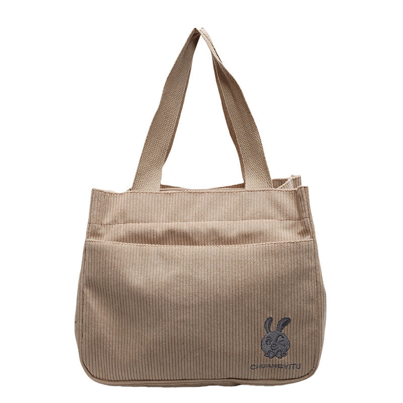 Feminint Stilfuld Canvas Taske Stilla