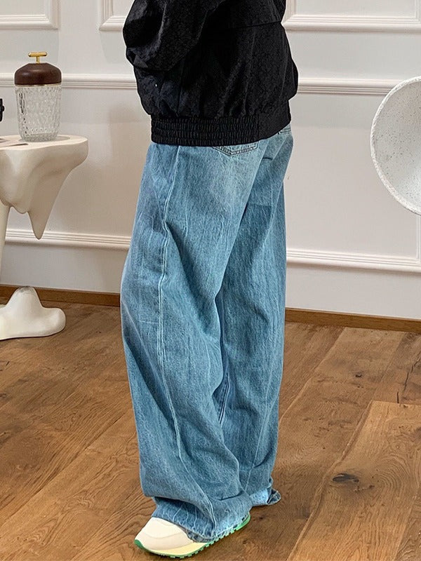 Dame løstsiddende jeans med høj talje og moderne vintage-look Stilla