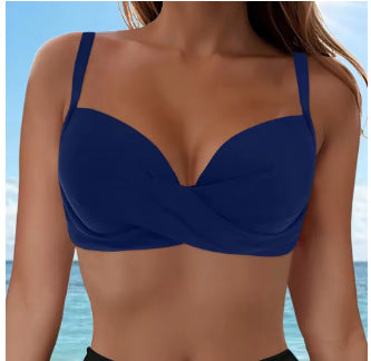 Dame Elegant Bikini top med indpakningsdesign Skovae