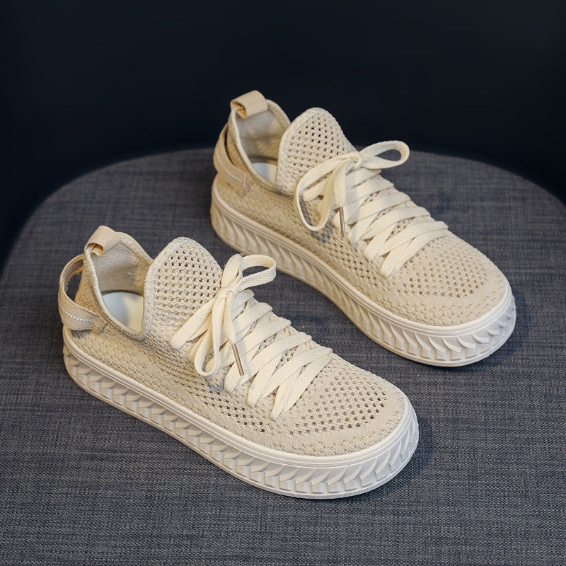 Dame Sporty Sneakers med åndbar netoverflade og støddæmpende sål Stilla