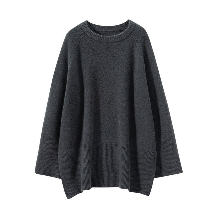 Dame chunky striktrøje med oversized design og voluminøse ærmer Stilla