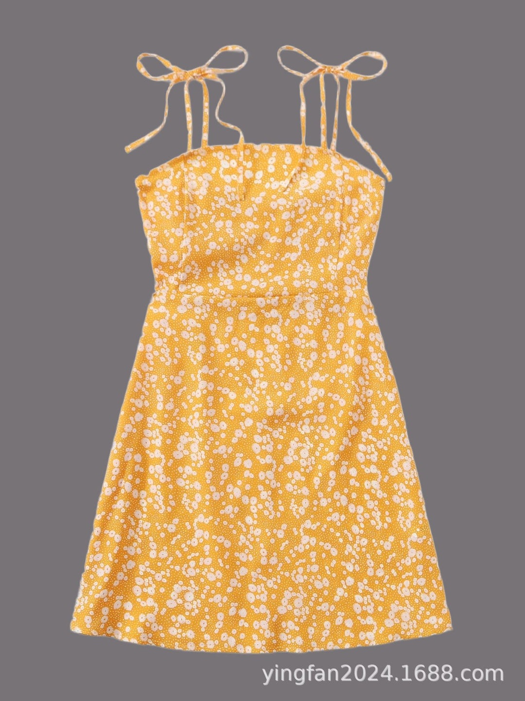 Dame Fritids Blomster Mini Kjole Stilla