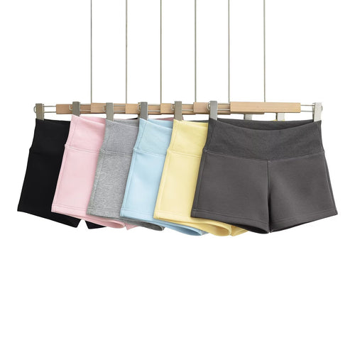 Dame Sporty Høj talje-Shorts med åndbart materiale og elastisk komfort Stilla