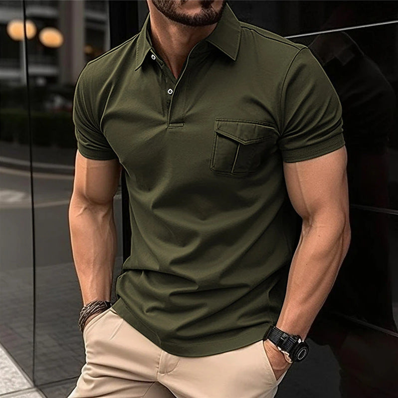 Herre Poloshirt med moderne snit og praktisk brystlomme Stilla