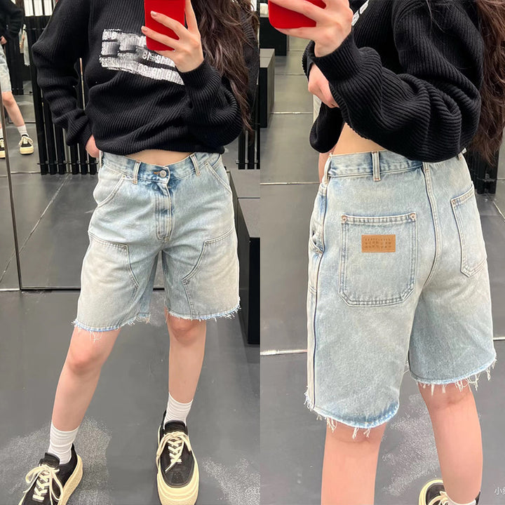 Dame Utility-shorts med høj talje og sidelommer Stilla